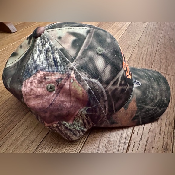Southern Charm Camouflage Hat with Orange Logo - Picture 5 of 7